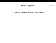 Tablet Screenshot of marygrant.com